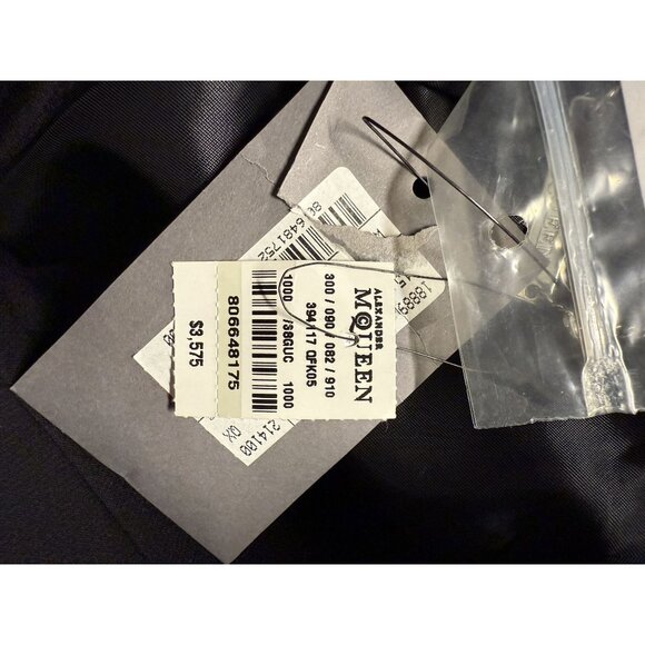 Alexander McQueen Double-Breasted Asymmetrical Black Coat - Picture 11 of 15